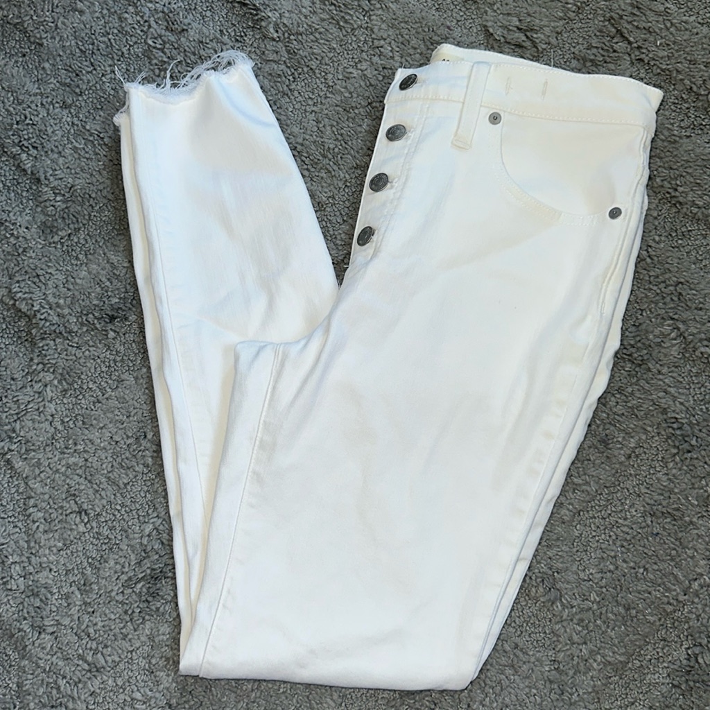 White Madewell Brand Jeans